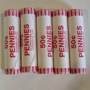 2022 Brand New Uncirculated Lincoln Shield Cent Rolls (25 Rolls)